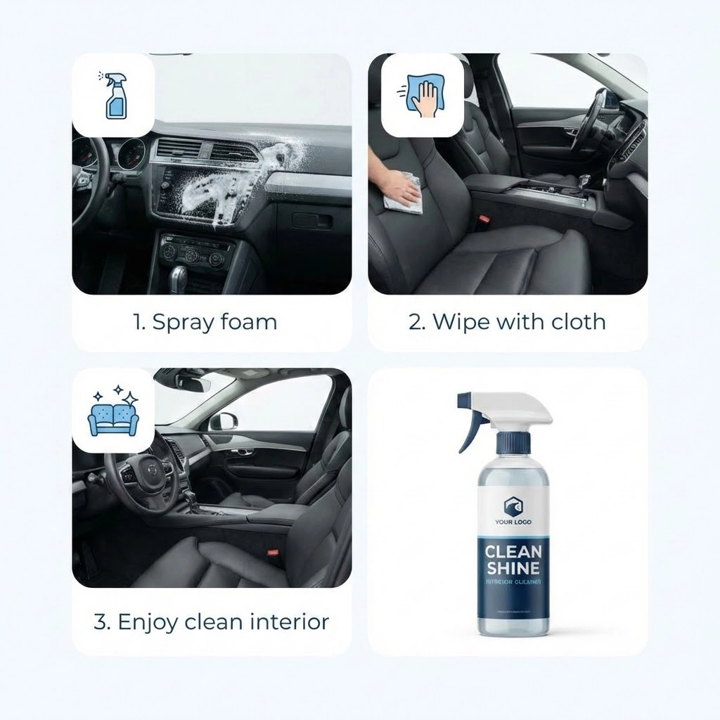 100ml Foam Cleaner for Car (Pack of 1)