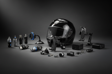 Car and bike accessories collection banner showing phone holders, chargers, helmet, bike mounts and dashboard accessories.
Clean layout, dark background, soft lighting.
Photorealistic eCommerce image.
No text, no logo.
